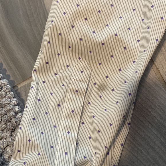 Express button up shirt with purple polka dots - Picture 3 of 4